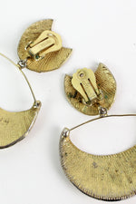 70s Brass Renaid Earrings
