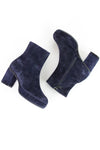 90s Platform Navy Boots 7
