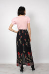 Rosebud Print Skirt XS