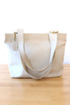 Coach Ivory Leather Tote