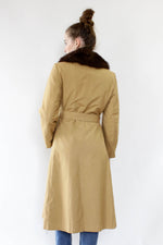 Main Street Trench with Fur S/M
