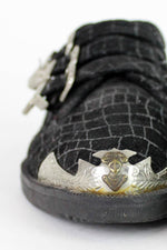 Metal Tip Creeper Style Buckle Flats 5.5
