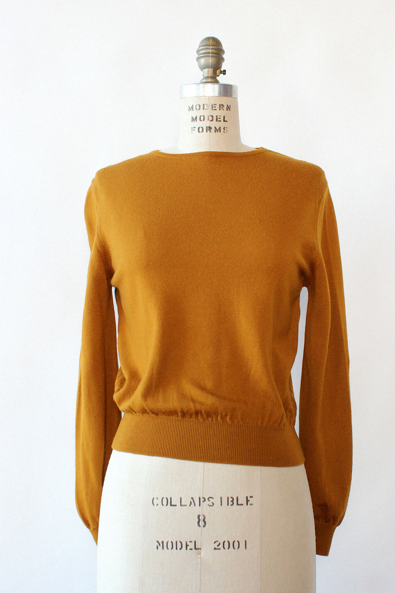 Mustard Wool Top XS-M