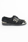 Metal Tip Creeper Style Buckle Flats 5.5
