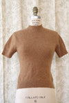 Sepia Wool Short Sleeve Sweater S/M