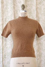 Sepia Wool Short Sleeve Sweater S/M