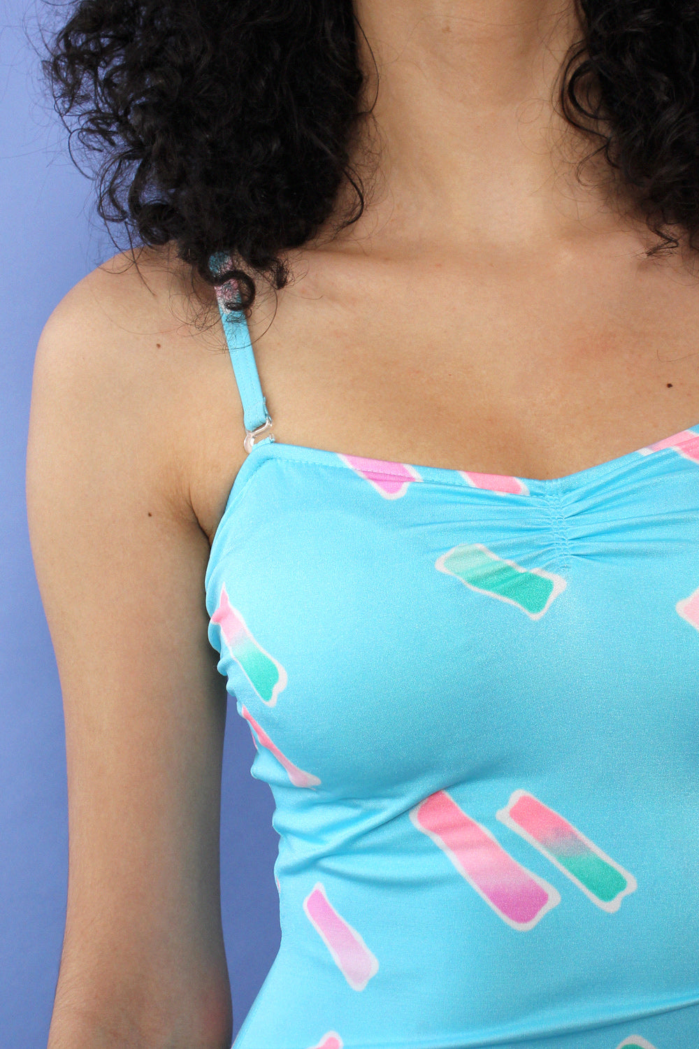 Pastel Skirted Swimsuit M