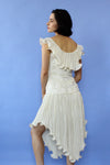 Ana Vanilla Pleat Dress S