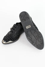 Metal Tip Creeper Style Buckle Flats 5.5