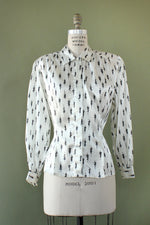 Notations People Print Blouse M/L