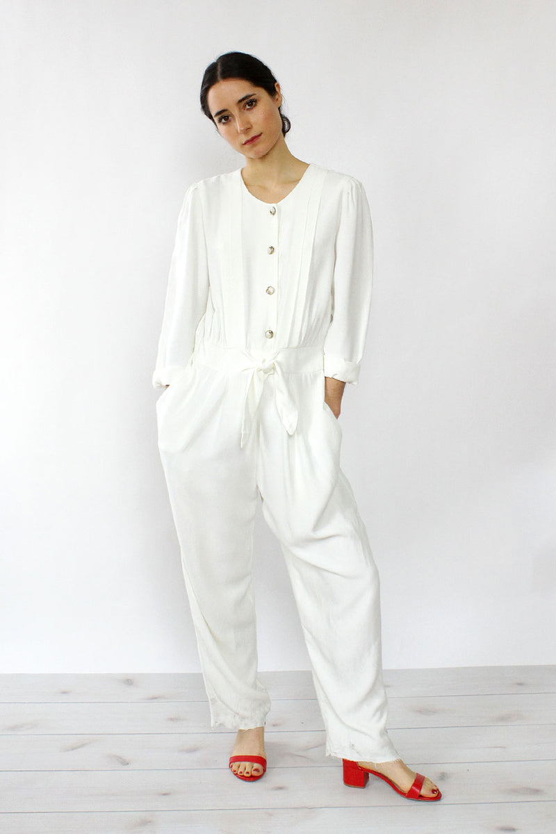 Cool Cream Jumpsuit M