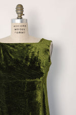 Faye Mossy Velvet Mini Dress S/M