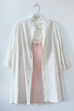 Pintucked 1920s Duster Dress