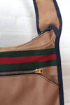 Sporty XL Canvas Stripe Tote