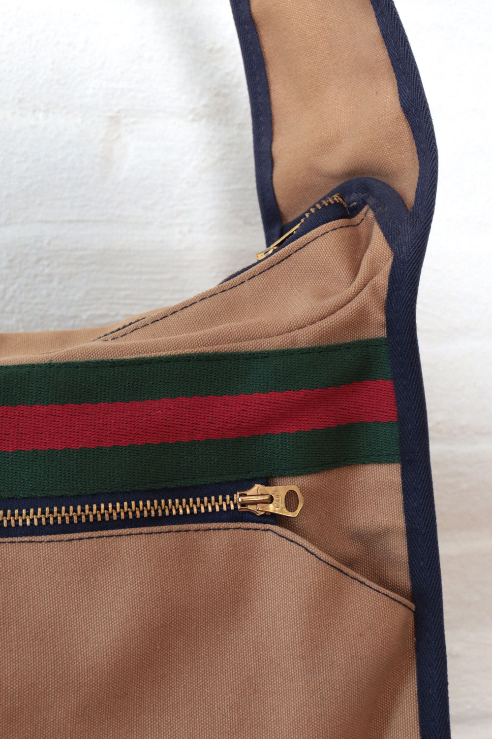 Sporty XL Canvas Stripe Tote
