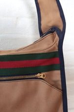 Sporty XL Canvas Stripe Tote