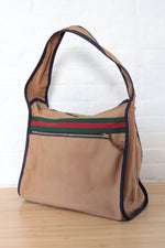 Sporty XL Canvas Stripe Tote