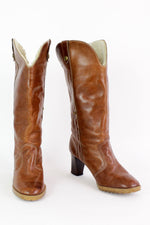 Heeled Sherpa Boots 8