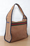 Sporty XL Canvas Stripe Tote