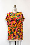 Psychedelic Swirl Top L