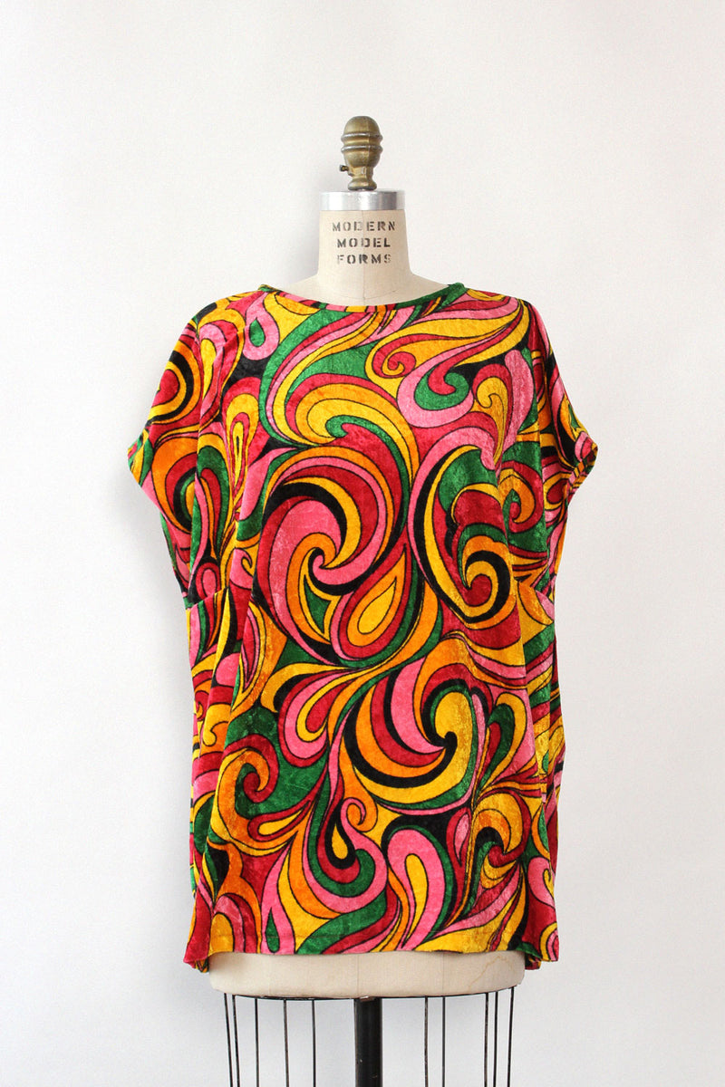 Psychedelic Swirl Top L