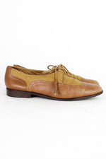 Tan Spectator Oxfords w/ Tassel Laces 8.5