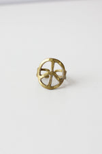 Brass Peace Ring
