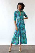 Peacock Flare Jumpsuit XS-M