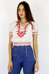 Hungarian folk blouse XS