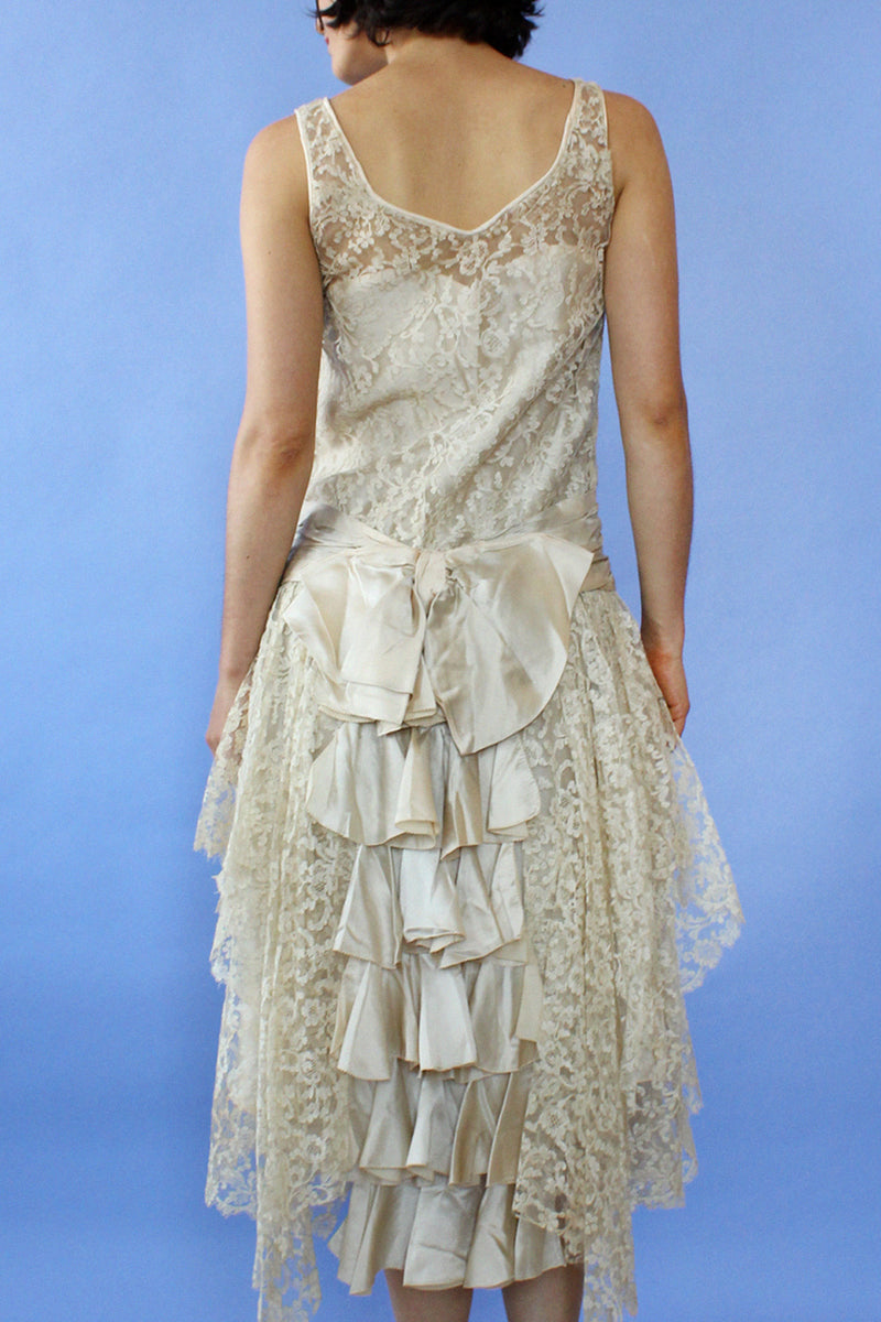 1920s Juliette Lace Dress XS OMNIA 1920s Juliette Lace Dress XS OMNIA