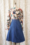 Bottoms Up Denim Wrap Skirt M/L