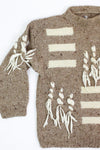 HOLD ... Nubby Fringe Boxy Sweater M