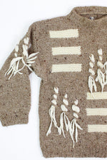 HOLD ... Nubby Fringe Boxy Sweater M