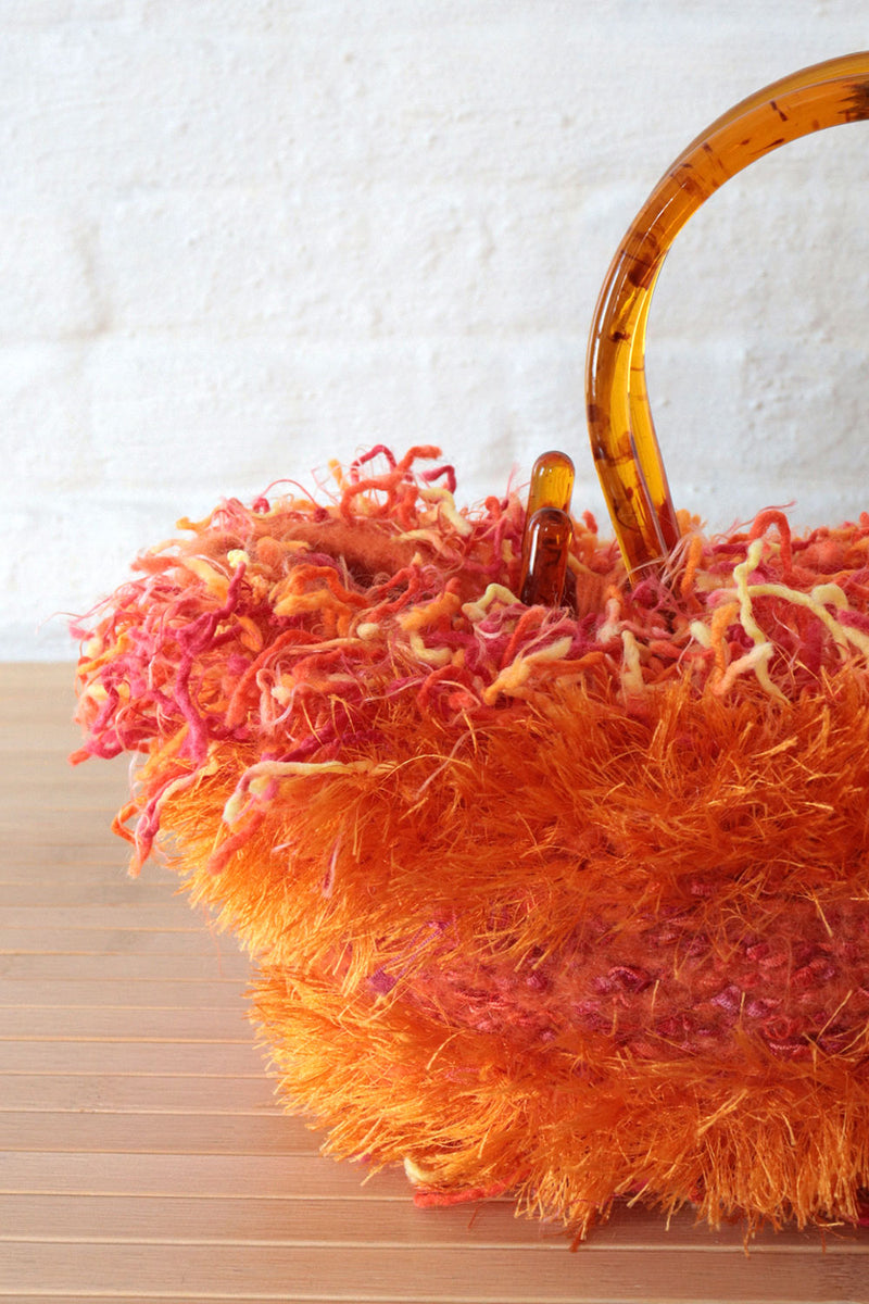 Shaggy Fire Orange Handbag