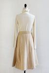 Peck & Peck Cream Wrap Skirt S/M