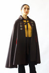 Wednesday Buttoned Cape