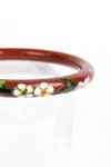 Crimson Cloisonne Bangle