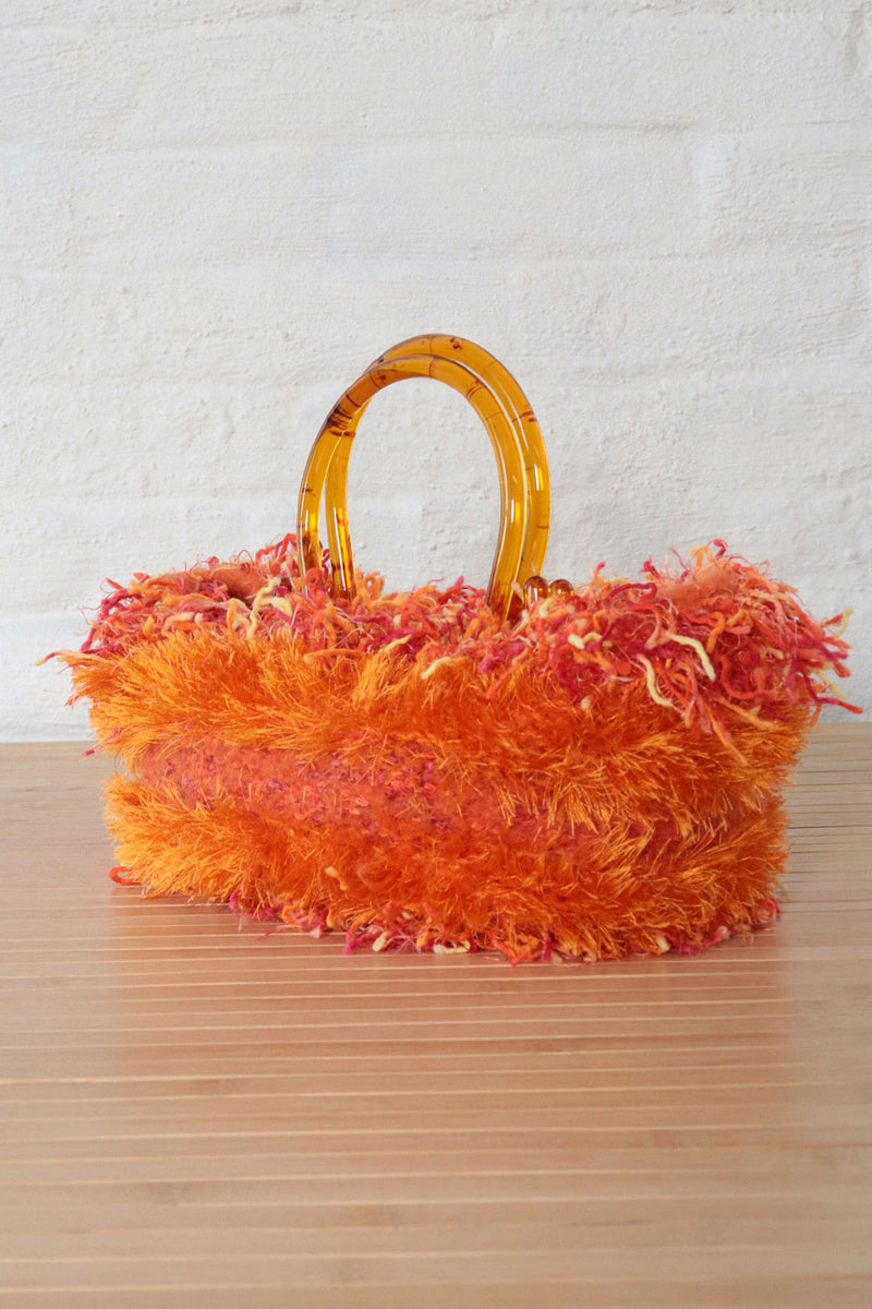 Shaggy Fire Orange Handbag