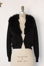 Jay Fur Collar Cardigan M/L