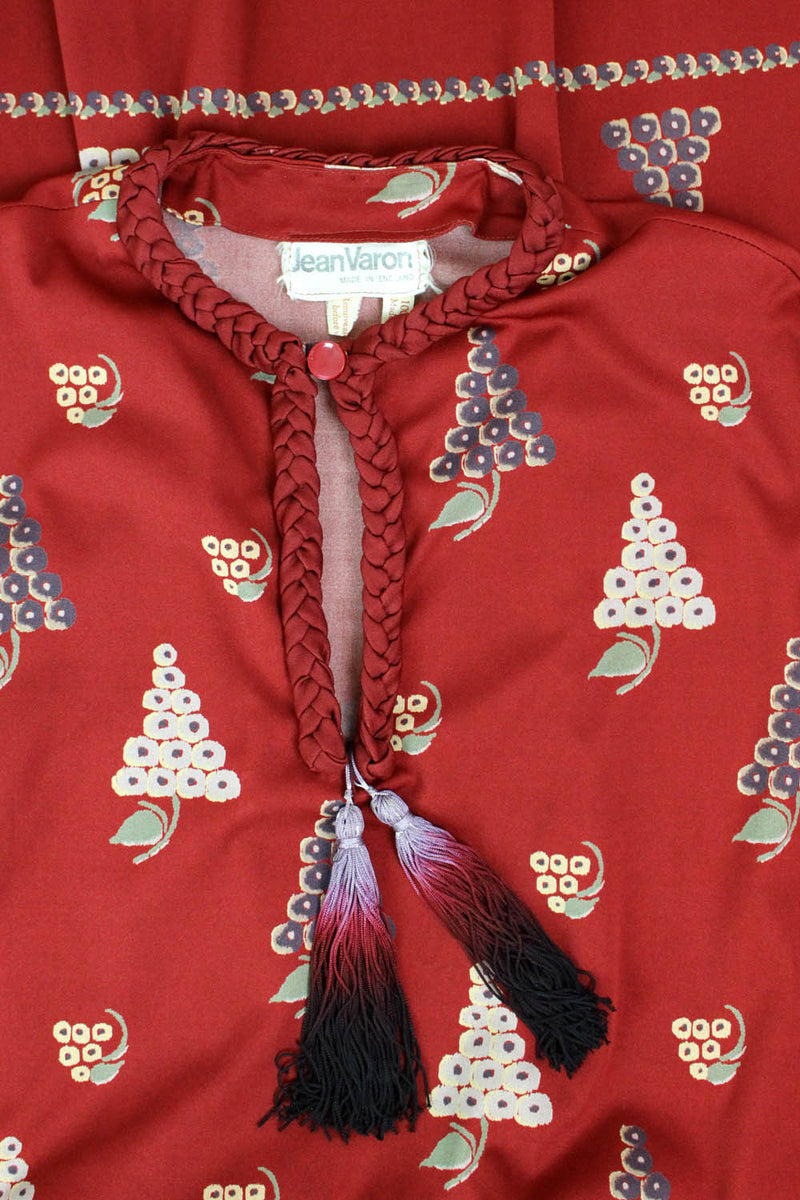 Jean Varon Burgundy Caftan