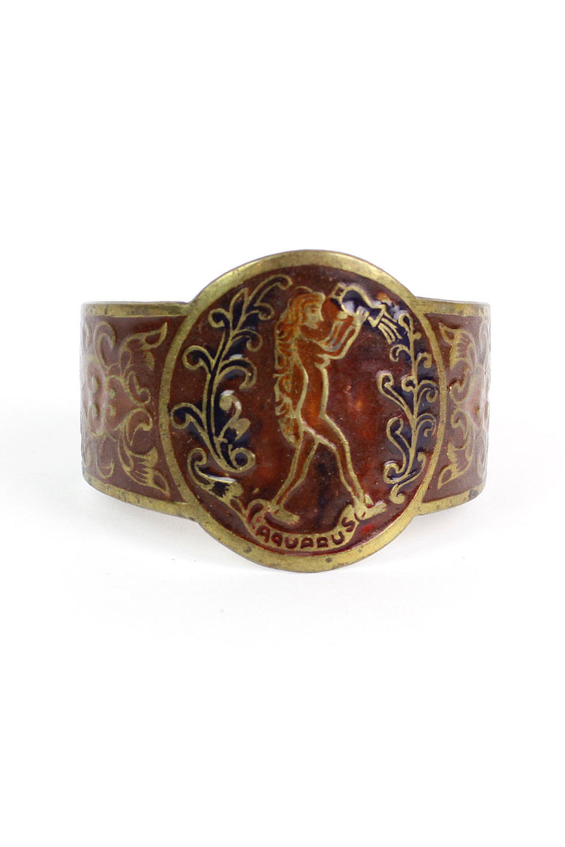 “Aquarus” Zodiac Cuff