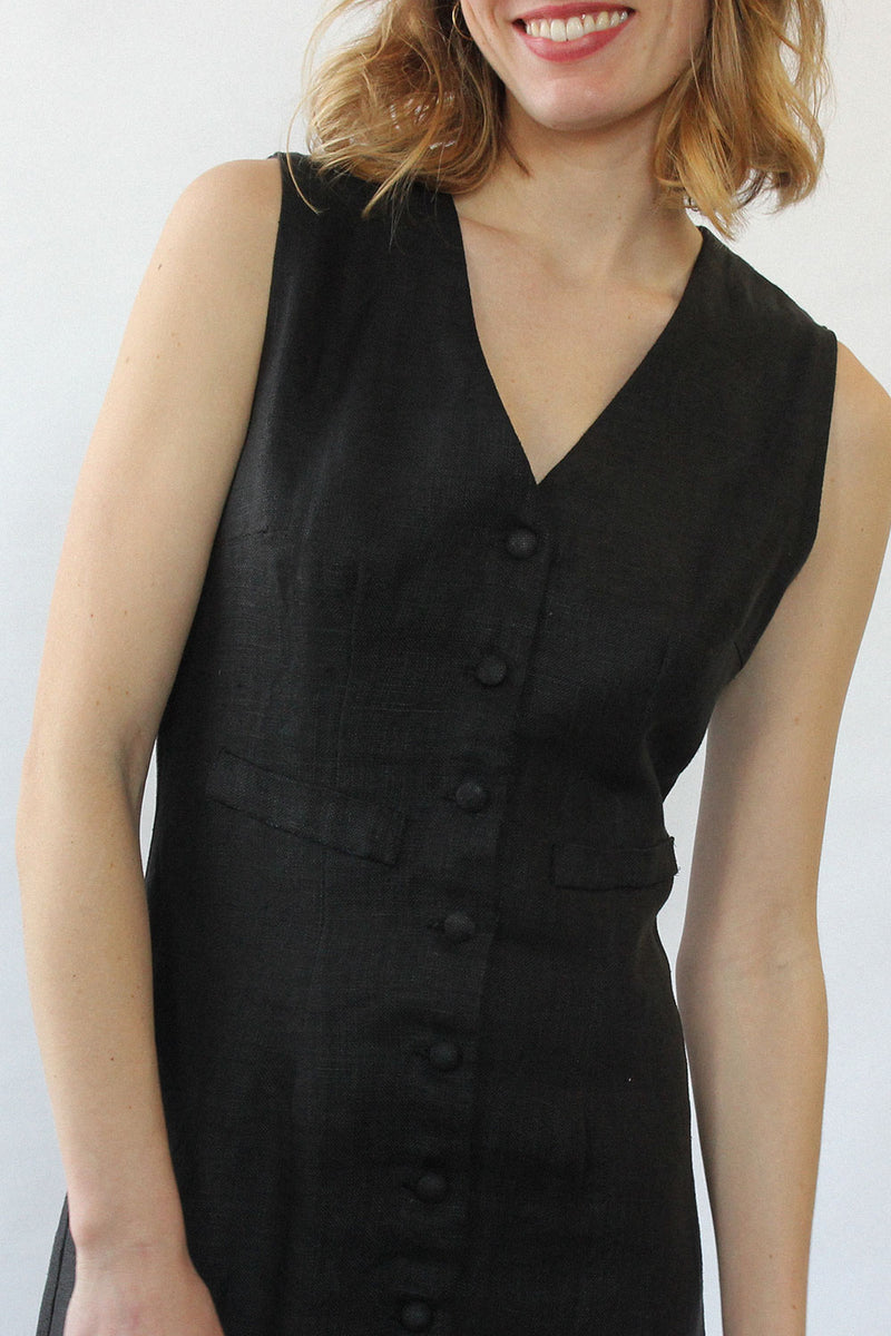 Tailored Linen Dress XS/S