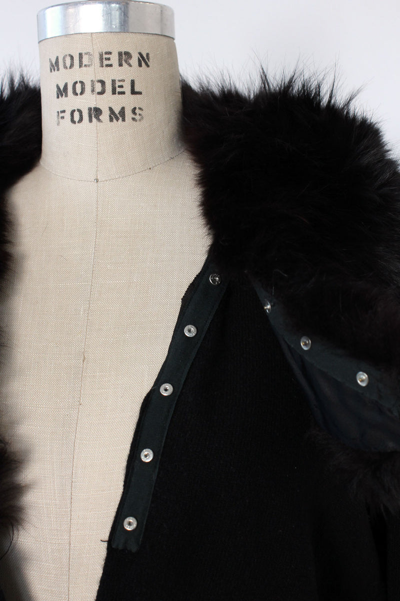 Jay Fur Collar Cardigan M/L