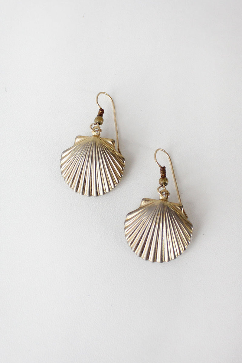 Bay Scallop Dangle Earrings