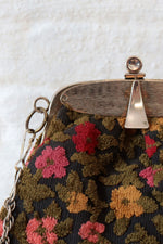 Flower Tapestry Chain Strap Purse