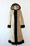 Hooded Tapestry Elevenses Coat XS/S