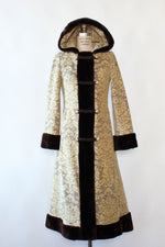 Hooded Tapestry Elevenses Coat XS/S