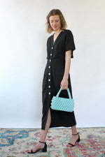 Claire Linen Button Dress M