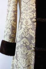 Hooded Tapestry Elevenses Coat XS/S