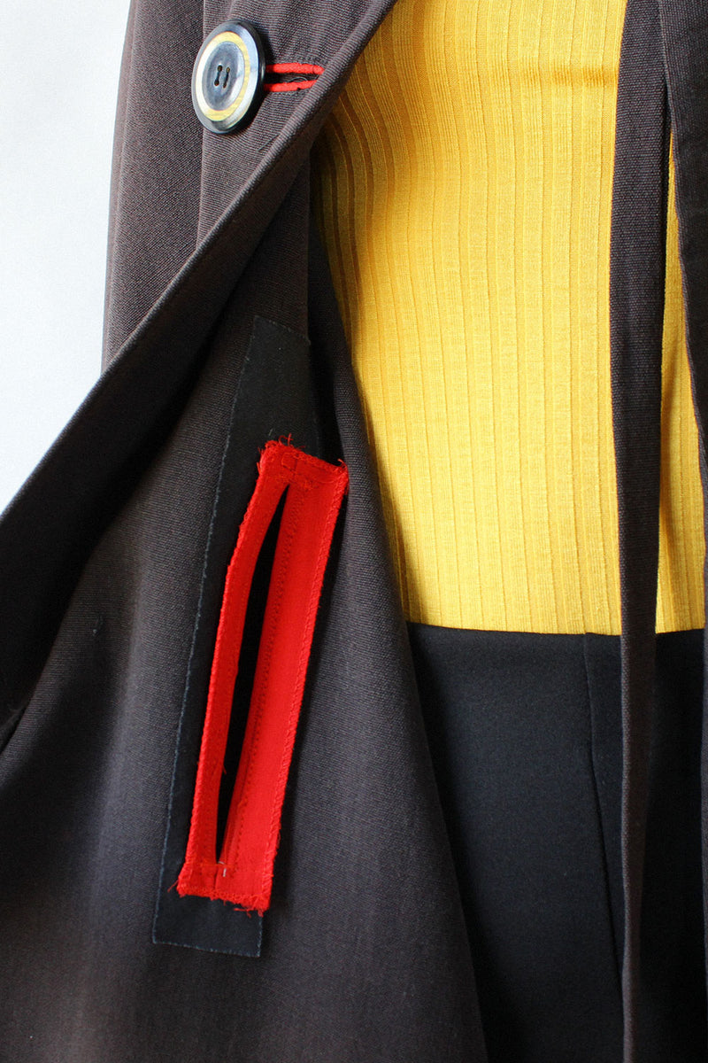 Wednesday Buttoned Cape
